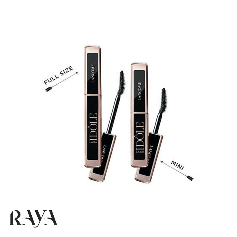 ریمل لیفت کننده و حجم دهنده لش آیدل لانکوم حجم مینی و فول سایز Lancôme Lash Idôle Lash Lifting & Volumizing Mascara
